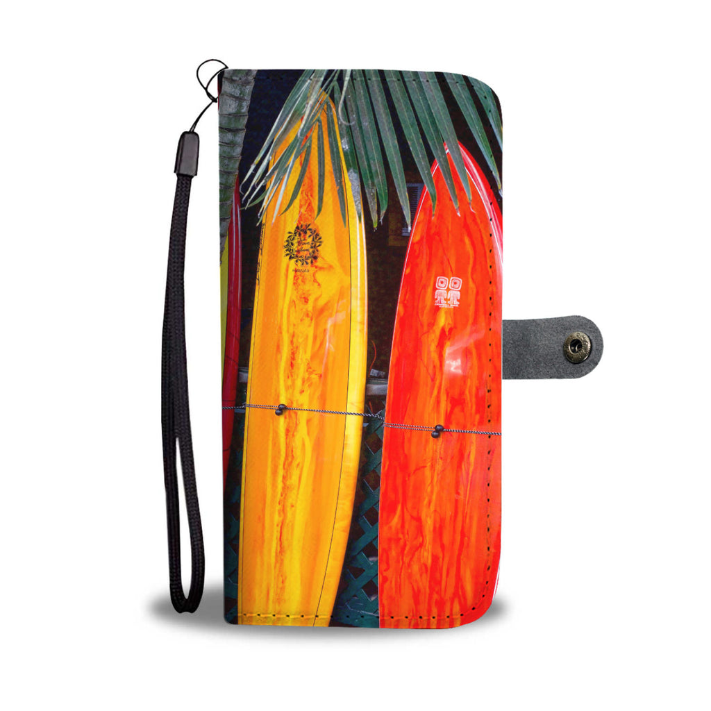 F L I P P I N C A S E   |   Phone Wallet Case - Surfboards