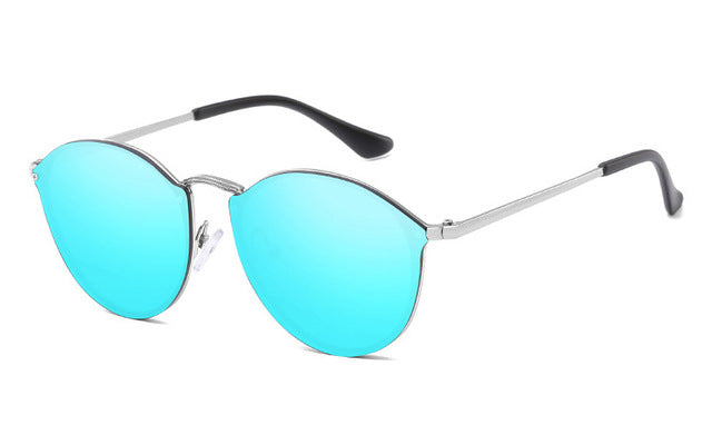 Cat Eye Rimless Sunglasses