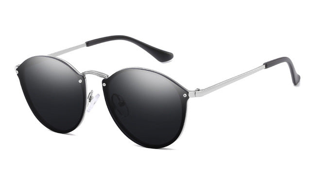 Cat Eye Rimless Sunglasses